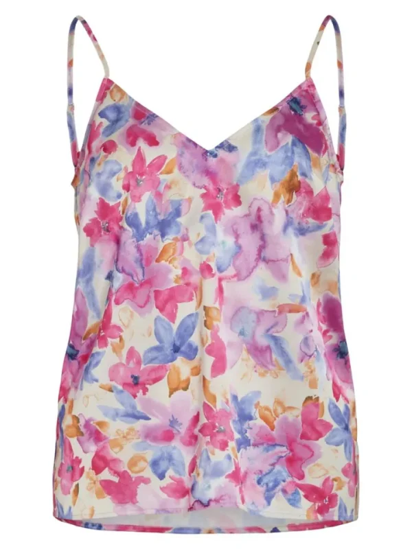 Vila Camis & Vests<Milia V-Neck Strap Top (Birch/Colourful)