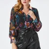 Zibi Shirts & Blouses<MILO VELVET SHIRT (BLACK)