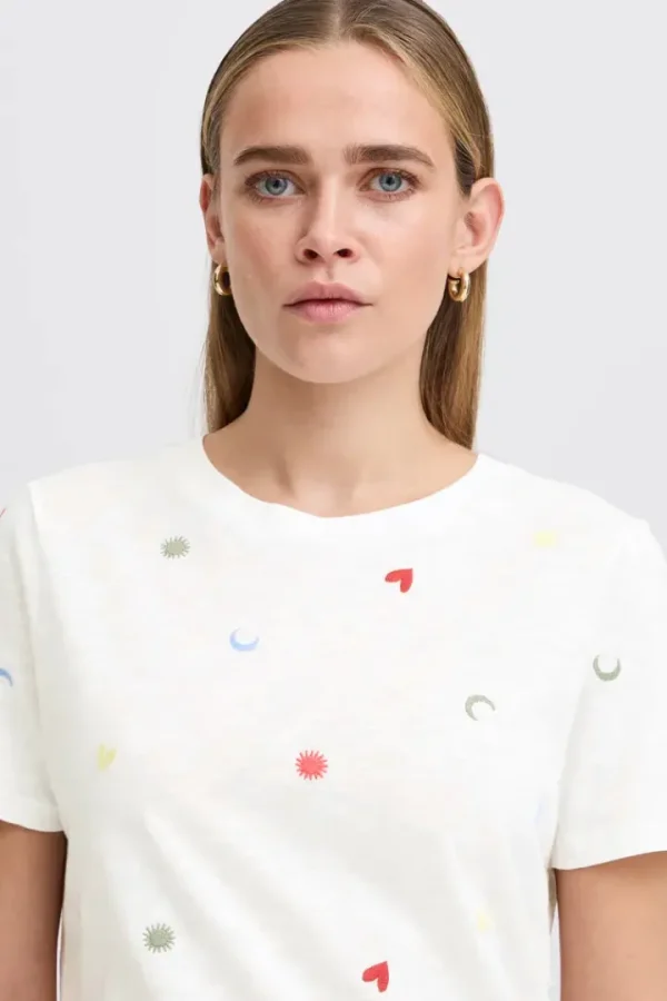 Ichi T-Shirts<Mindy T-Shirt (Cloud Dancer)