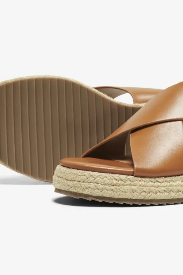 Only Sandals<Minerva Cross Strap Espadrille (Cognac)