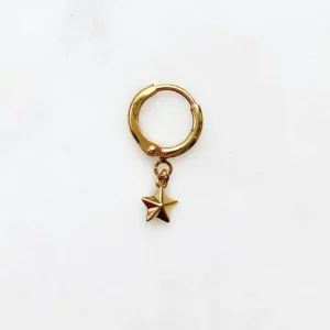 By Nouck Jewellery<Mini 3D Star Earring