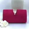 Wsl 8 Bags & Purses<MIRANDA SUEDE CLUTCH BAG (FUCHSIA)