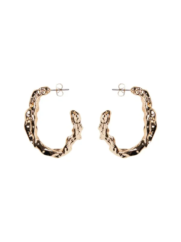 Pieces Jewellery<MIRIKKA HOOP EARRINGS (GOLD)