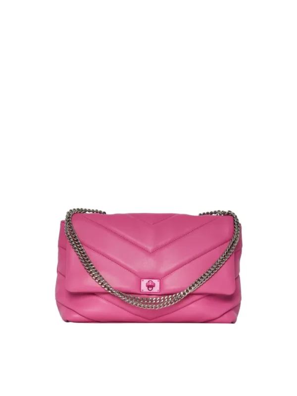 Pieces Bags & Purses<MITZA SHOULDER BAG (RASPBERRY)