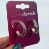 Wsl 9 Jewellery<22mm Gold/Silver Hoop Earring