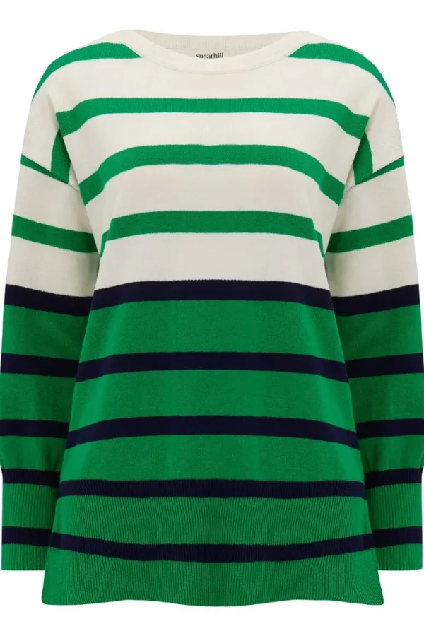 Sugarhill Jumpers & Cardigans<MOANA RELAXED JUMPER (GREEN)
