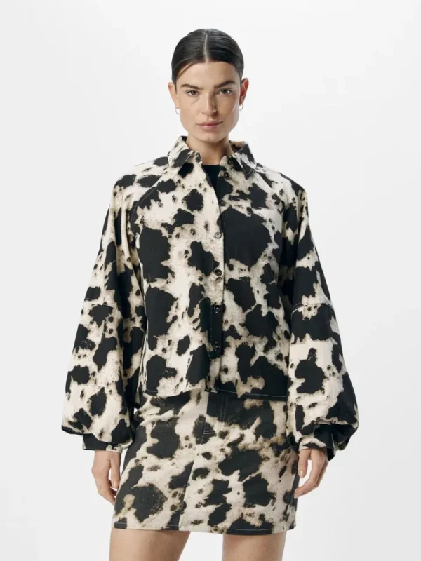 Object Jackets | Coats<Montana Printed Jacket (/Cloud Dancer)