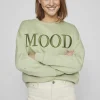 Vila Hoodies & Sweatshirts<MOOD SWEATER (GREEN)