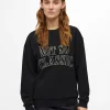 Object Jumpers & Cardigans<MORA OVERSIZE SWEATSHIRT (BLACK)