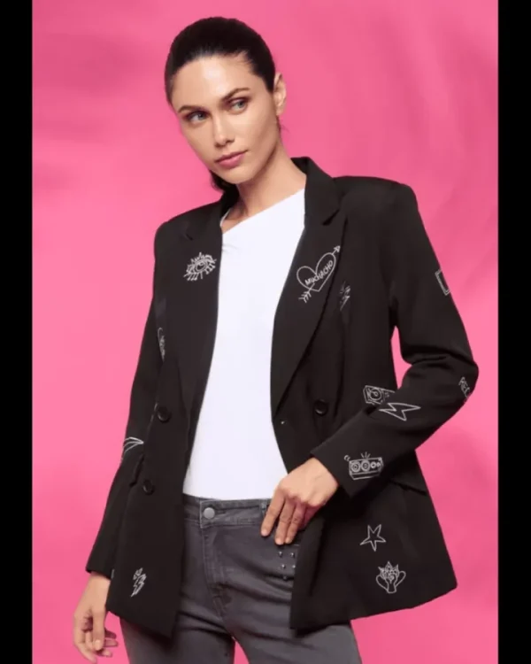 Minueto Jackets | Coats<Music Blazer Jacket (Black)
