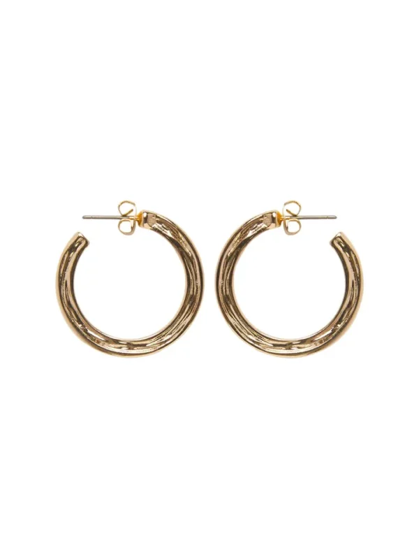 Pieces Jewellery<MYNT HOOP EARRINGS (GOLD)