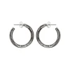 Pieces Jewellery<MYNT HOOP EARRINGS (SILVER)
