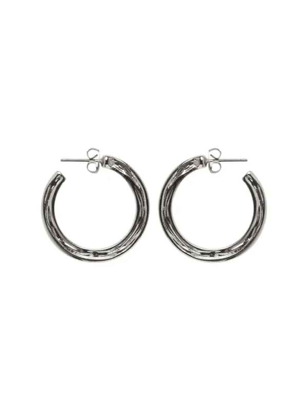 Pieces Jewellery<MYNT HOOP EARRINGS (SILVER)