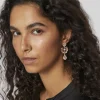 Vila Jewellery<MYRA EARRINGS (GOLD/CORAL)