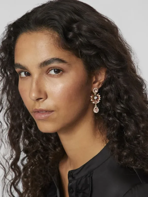 Vila Jewellery<MYRA EARRINGS (GOLD/CORAL)