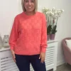 Ichi Jumpers & Cardigans<NANCY JUMPER (CALYPSO CORAL)