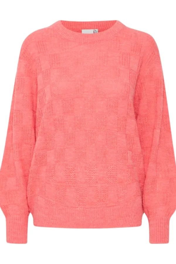 Ichi Jumpers & Cardigans<NANCY JUMPER (CALYPSO CORAL)