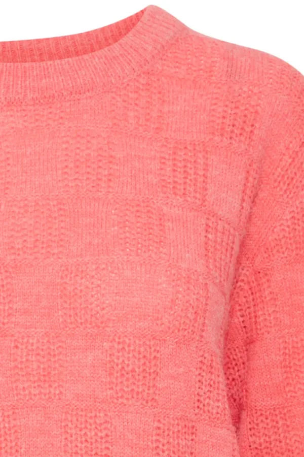 Ichi Jumpers & Cardigans<NANCY JUMPER (CALYPSO CORAL)