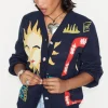 Never Fully Dressed Jumpers & Cardigans<Navy Sundazed Summer Bomber (Navy)