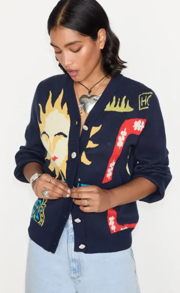Never Fully Dressed Jumpers & Cardigans<Navy Sundazed Summer Bomber (Navy)