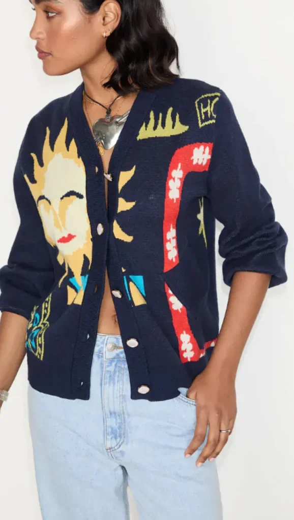 Never Fully Dressed Jumpers & Cardigans<Navy Sundazed Summer Bomber (Navy)