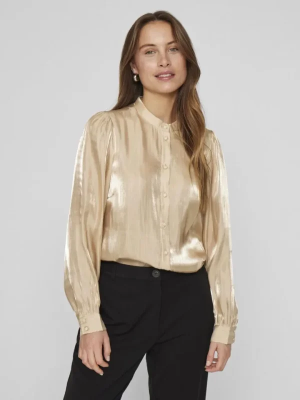Vila Shirts & Blouses<Neena Shirt (Feather Grey)