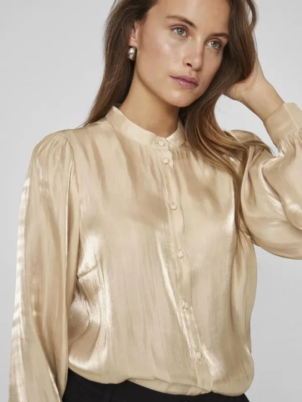 Vila Shirts & Blouses<Neena Shirt (Feather Grey)