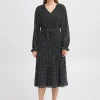 Ichi Dresses<Nelly Dress (Black/White)