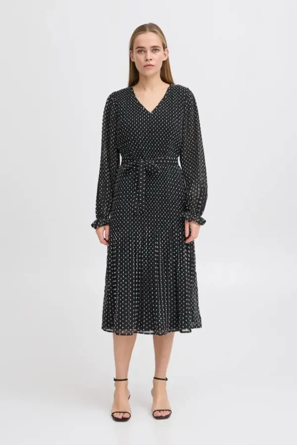 Ichi Dresses<Nelly Dress (Black/White)