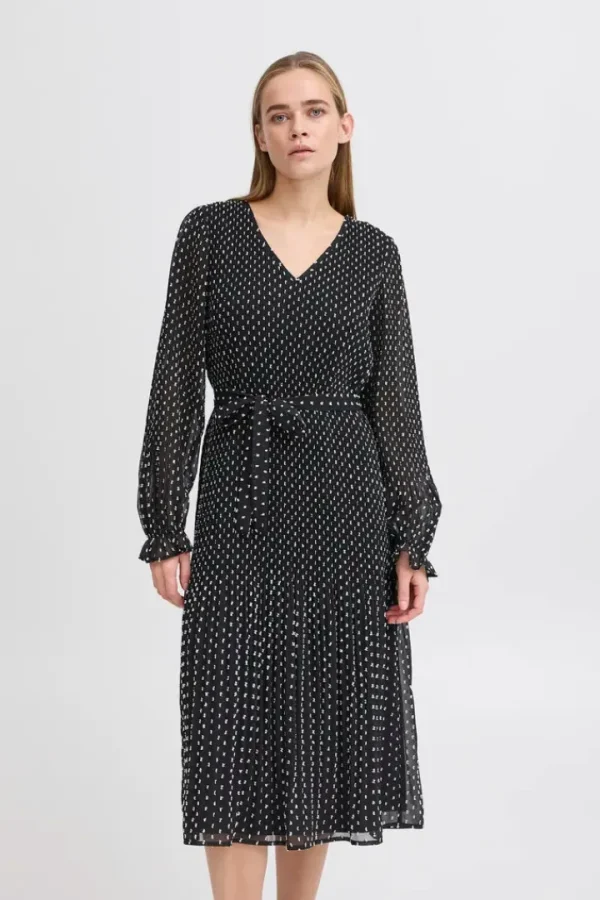 Ichi Dresses<Nelly Dress (Black/White)