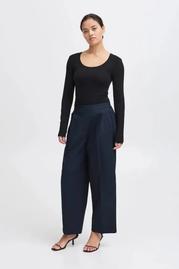 Ichi Pants<Nica Trousers (Total Eclipse)