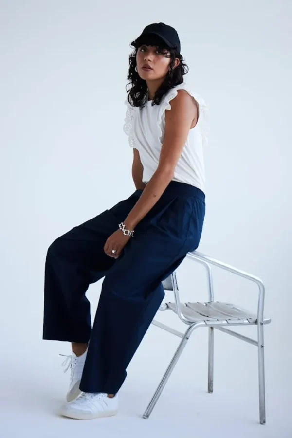 Ichi Pants<Nica Trousers (Total Eclipse)