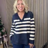 Vila Jumpers & Cardigans<Nina V-Neck Jumper ( Blazer/Birch)