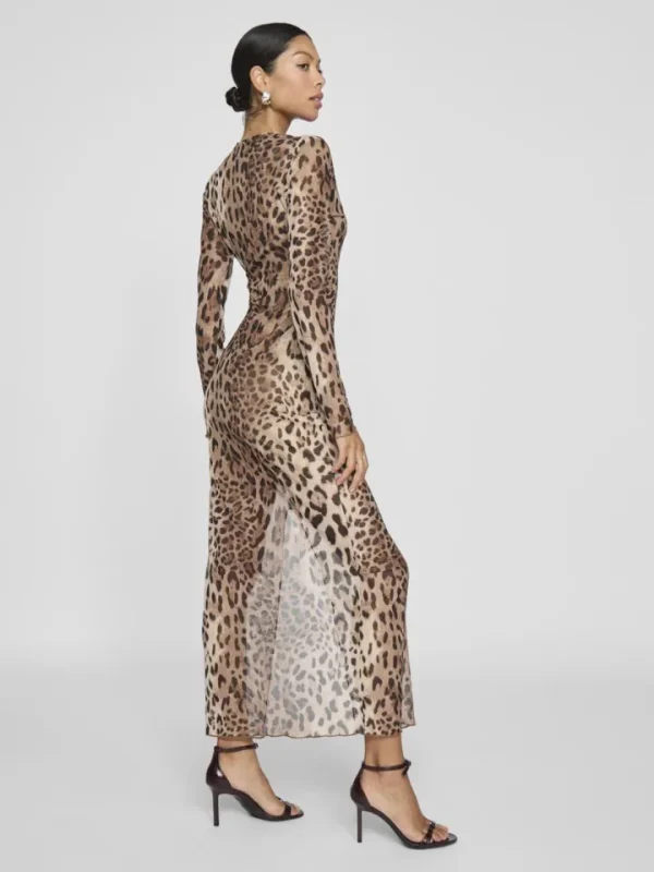 Vila Dresses<Ninna Mesh Midi Dress (Black/)