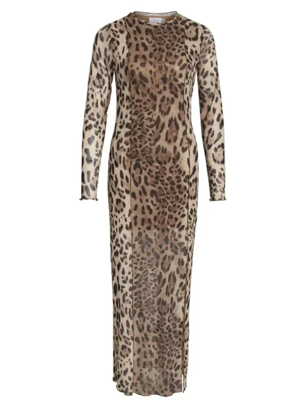 Vila Dresses<Ninna Mesh Midi Dress (Black/)
