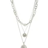 Pieces Jewellery<Nitta Combi Necklace (Silver)