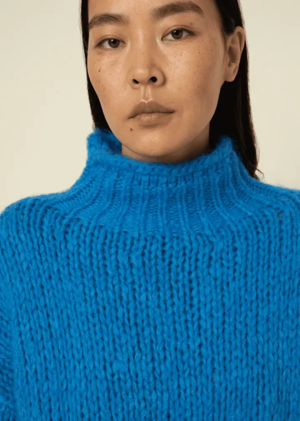 Frnch Jumpers & Cardigans<Noah Knit Jumper (Blue)