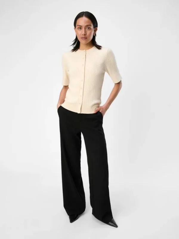 Object Jumpers & Cardigans<Noelle 2/4 Sleeve Cardigan (Sandshell)