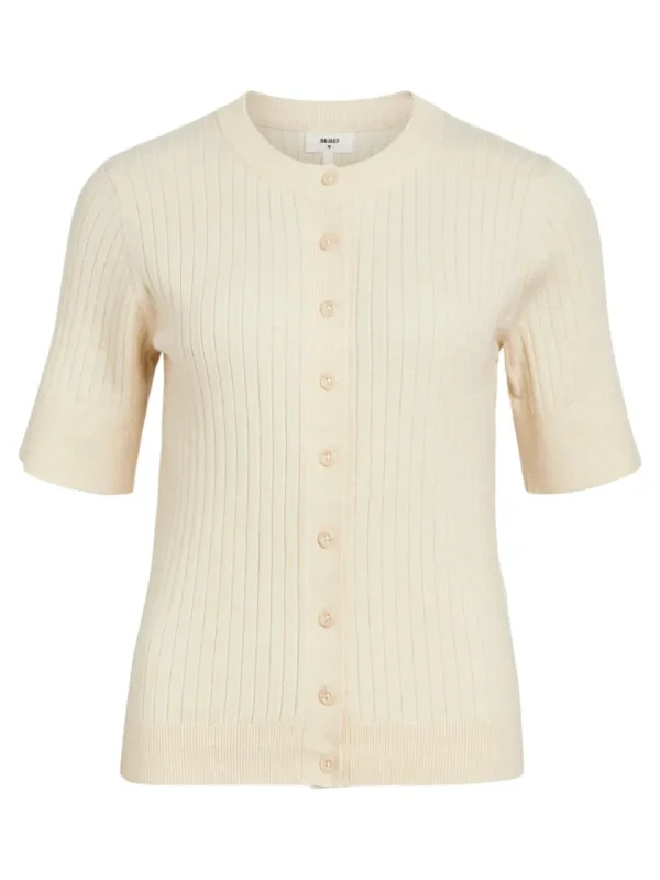 Object Jumpers & Cardigans<Noelle 2/4 Sleeve Cardigan (Sandshell)