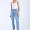 Dr Denim Jeans<Nora Empress High Waisted Mom Jeans (Light Blue)