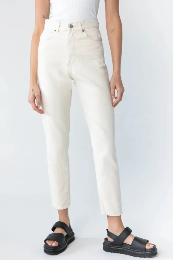 Dr Denim Jeans<Nora Empress High Waisted Mom Jeans (Loom State/Cream)