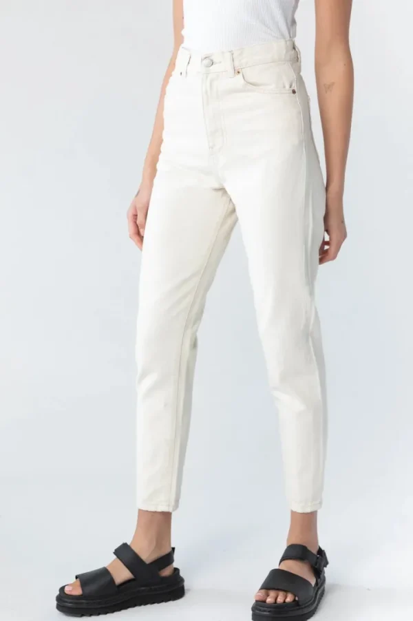 Dr Denim Jeans<Nora Empress High Waisted Mom Jeans (Loom State/Cream)