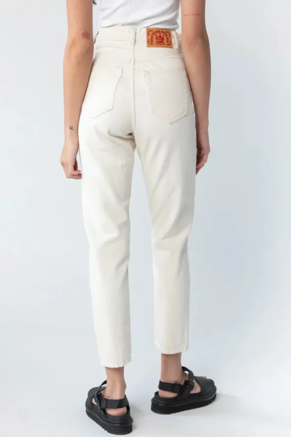 Dr Denim Jeans<Nora Empress High Waisted Mom Jeans (Loom State/Cream)