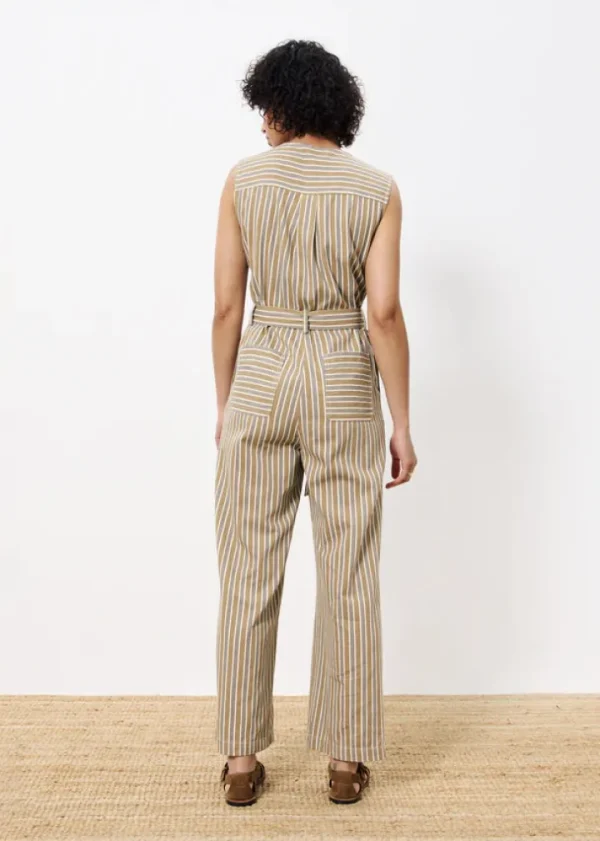 Frnch Pants | Jumpsuits<Norina Striped Jumpsuit (Grey)