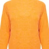 Ichi Jumpers & Cardigans<Novo Knit Jumper (Orange Pepper)