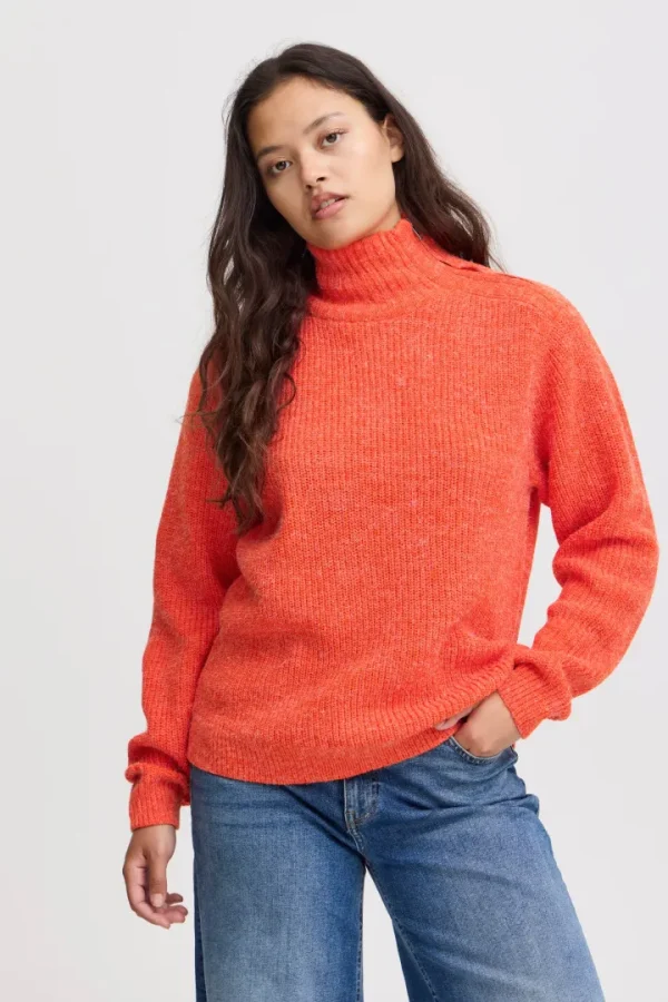 Ichi Jumpers & Cardigans<Novo Zipped Jumper