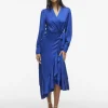 Vila Dresses<Nyla Wrap Dress (Mazarine blue)