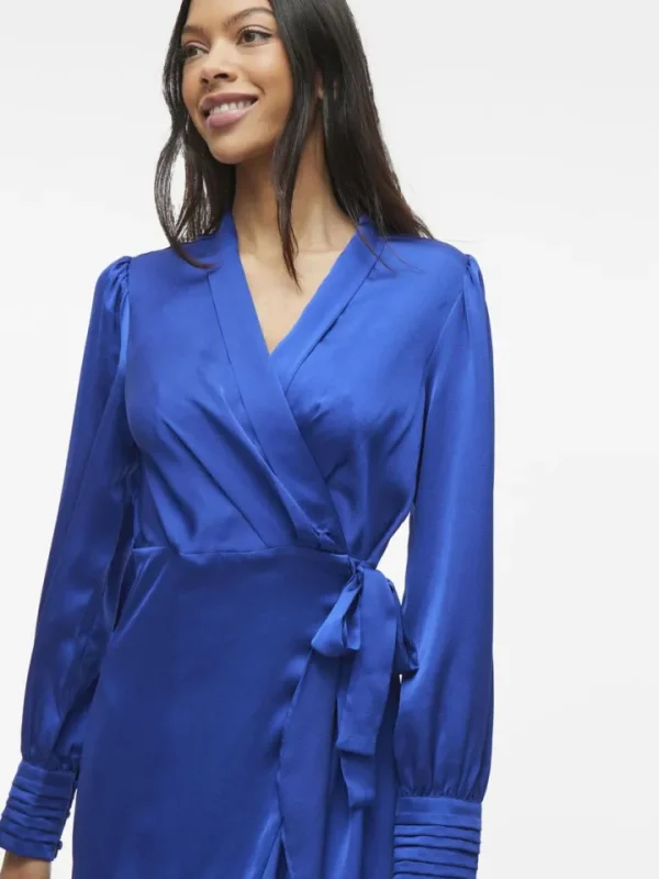 Vila Dresses<Nyla Wrap Dress (Mazarine blue)