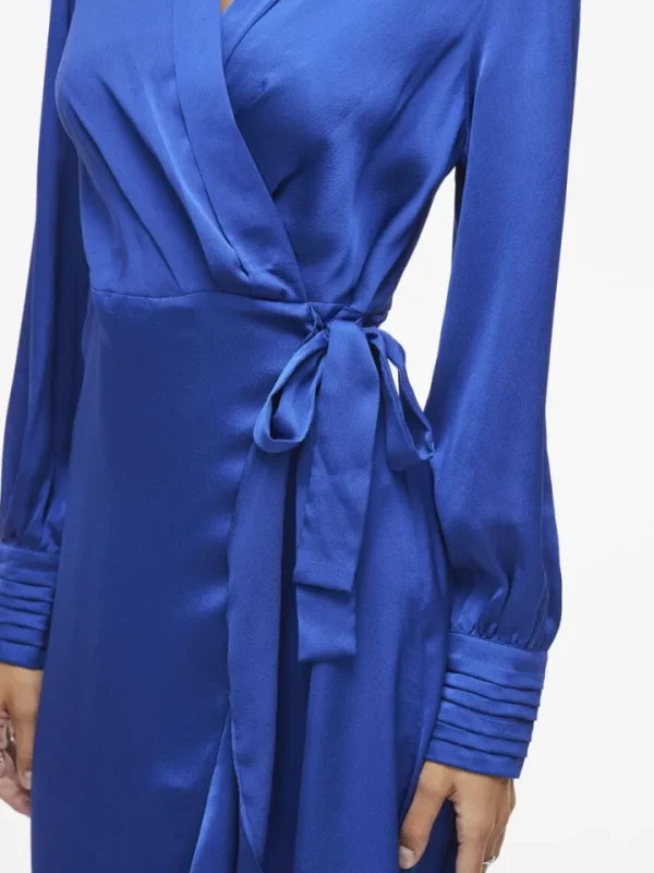 Vila Dresses<Nyla Wrap Dress (Mazarine blue)