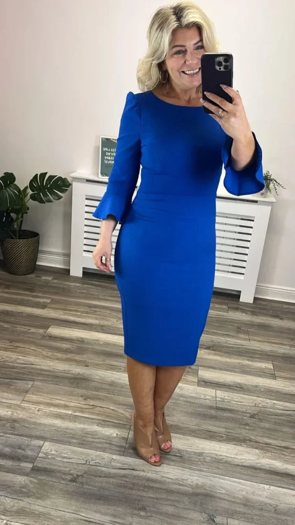 Pretty Dress Company Occasionwear<Odelle Pencil Dress (Cobalt Blue)